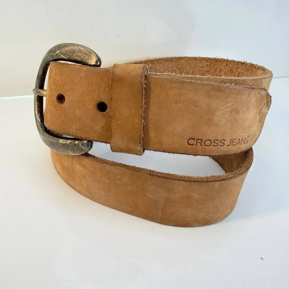Women’s Cross Jeans Genuine Leather Belt – Size 80 / 96 cm – Made in Germany - Picture 11 of 12